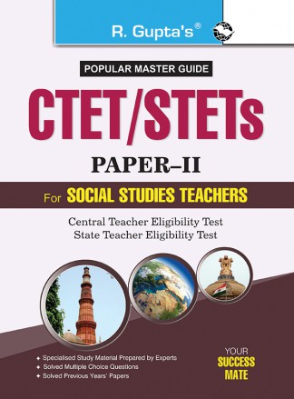 RGupta Ramesh CTET/STETs: Paper-II (Social Studies) Exam Guide: For Classes VI to VIII (Elementary Stage) English Medium